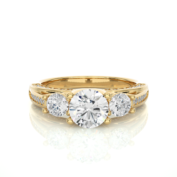 Picture of Sparkle With Purpose: 1.05 Carat Lab-Grown Solitaire Diamond Ring (2 CTW Diamonds)