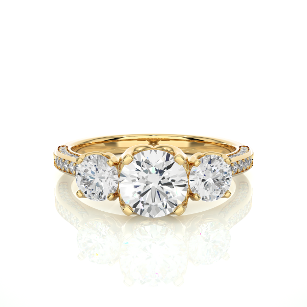 Picture of 90 cent solitaire Lab Grown Diamond Ring (1.90 CTW Diamonds)