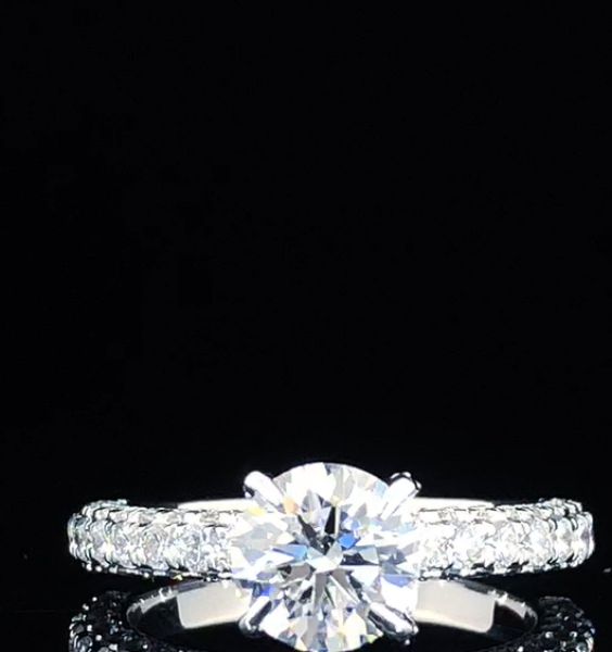 Picture of  1.50 Carat Round Solitaire Diamond Ring (2.80 Ctw Diamonds)