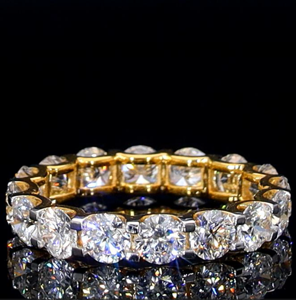 Picture of 3.60 carat Diamond Eternity band, Sparkling with endless Brilliance.