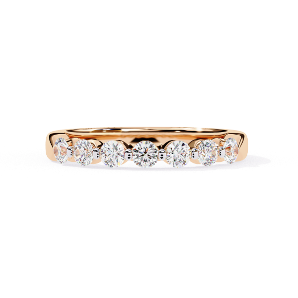 Picture of 0.50 Carat 7 Sparkling Diamonds In A Shared Prong Setting.