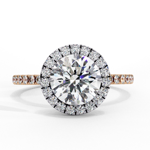 Picture of 1.50 Carat Solitaire Lab Grown Diamond Ring ,Designed to Shine Forever.(1.86 Ctw Diamonds)
