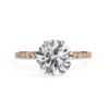 Picture of 2 CT Elegant diamond solitaire ring with a gold band.(2.30 CTW Diamonds)