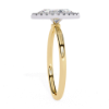 Picture of 1 Carat Solitaire Elegant Marquise Cut  Diamond Halo Ring.(1.16 CTW Diamonds)