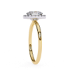 Picture of 1.10 carat Stunning Oval Solitaire Diamond Halo Ring.(1.25 CTW Diamonds)