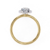 Picture of 1.10 carat Stunning Oval Solitaire Diamond Halo Ring.(1.25 CTW Diamonds)