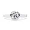 Picture of Revelation Bezel-Set 0.70 CT Solitaire Ring.