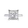 Picture of 2 Carat Princess Cut Ring Features a Hidden Halo of Sparkling Diamonds.(2.22 CTW Diamonds)