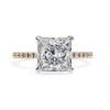 Picture of A Beautiful 2.30 Carat Princess Cut Diamond Ring.(2.55 CTW Diamonds)