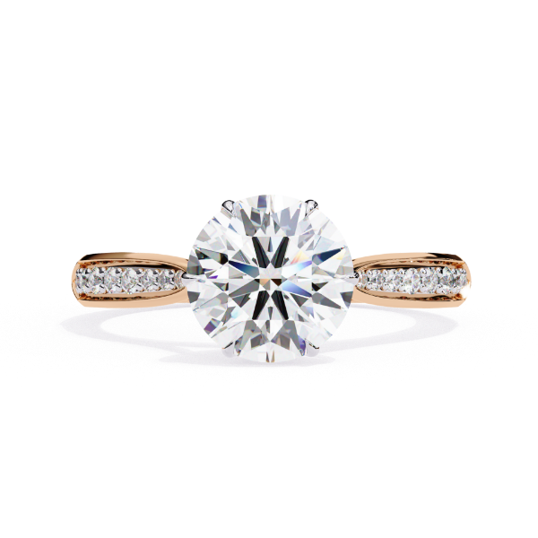 Picture of 1 Carat Classic Round Diamond Solitaire Ring.(1.15 CTW Diamonds)