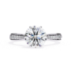 Picture of 1 Carat Classic Round Diamond Solitaire Ring.