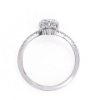 Picture of Seraphina TearDrop 1.50 CT  Pear Solitaire With Diamond Shoulders Ring (1.78 CTW Diamonds)