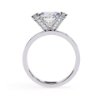Picture of 3 Carat Round Solitaire Lab Diamond Channel Ring. (3.39 CTW Diamonds)