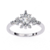 Picture of Regalia Princess Cluster Ring (1 CTW Diamonds)