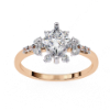 Picture of Regalia Princess Cluster Ring (1 CTW Diamonds)