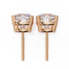 Picture of 2.30 Carat Cushion Cut Lab Grown Diamond Stud Earring.