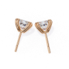 Picture of 3.04 Carat Princess Cut Lab Grown Diamond Stud Earring.