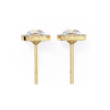 Picture of 1.60 Carat Solitaire Cushion Halo Studs.(1.80 CTW Diamonds)