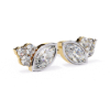 Picture of 50 Cent Marquise Winged Studs.