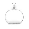 Picture of 50 cent Round Cut Lab Grown Diamond Pave Bracelet.