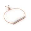 Picture of 50 cent Round Cut Lab Grown Diamond Pave Bracelet.