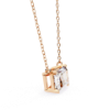 Picture of 2 Carat solitaire Radiant Cut Lab Grown Diamond Pendant (Without Chain)