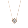 Picture of 2 Carat Princess Cut Bezel Pendant (Without Chain)