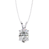 Picture of 2.50 carat Oval Cut  solitaireFour Prong Pendant (Without Chain)
