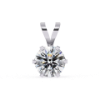 Picture of 2.15 Carat Round Cut Solitaire Six Prong Pendant (Without Chain)