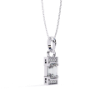 Picture of Elegant 1 Carat Solitaire Emerald Cut Pendant (without chain)(1.05 CTW Diamonds)