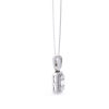 Picture of 0.70ct Diamond Pendant with a Rectangular Cluster and Halo Setting (without chain)