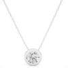 Picture of 1.10ct round solitaire bezzel setting pendant (Without Chain)