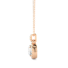 Picture of 1.20 Carat Solitaire Pendant Necklace, Encircled By Sparkling Halos.(Without Chain)