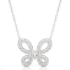 Picture of Elegant Round Diamond Butterfly Pendant (Without Chain)