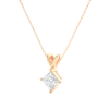 Picture of 0.50 Carat Princess Cut Pendant with Modern Elegance (Without Chain)