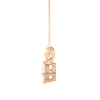 Picture of 0.50 Carat Princess Cut Pendant with Modern Elegance (Without Chain)