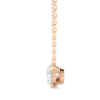 Picture of 1.05 Carat solitaire Round Pendant in a Sleek Bezel Setting (Without Chain)