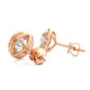 Picture of The perfect halo of glamour with 1.90 carat round diamond studs