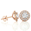 Picture of The perfect halo of glamour with 1.90 carat round diamond studs