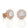 Picture of The perfect halo of glamour with 1 carat round diamond studs