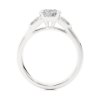 Picture of 1.70 Carat Round with Baguette Cut Diamond Ring.
