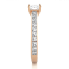 Picture of 2.15 Carat Lab Grown Cushion Cut Solitaire Ring.