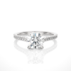 Picture of 1.20 Carat Solitaire with Accents Diamond Ring (1.60 CTW Diamonds)