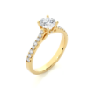 Picture of A Stunning 0.60 Carat Solitaire Ring.(0.85 CTW Diamonds)