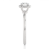 Picture of 0.50 Carat Solitaire Lab Grown Diamond Halo Ring.