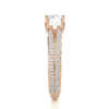Picture of 0.60 Carat Round Cut Center Stone Ring With A Split Shank (1.10CTW Diamonds)