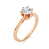 Picture of 1 Carat Solitaire Ring With A Six Prong Setting.(1.05 ctw Diamonds)