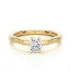 Picture of 0.80 CT Round Solitaire Ring With A Six Prong Setting.