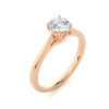 Picture of Classic Engagement Ring With A Stunning 0.70ct Round Cut Stone.