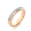 Picture of Simple Yet Stylish Princess Band With a Textured Detail - (1.10 CTW Diamonds)